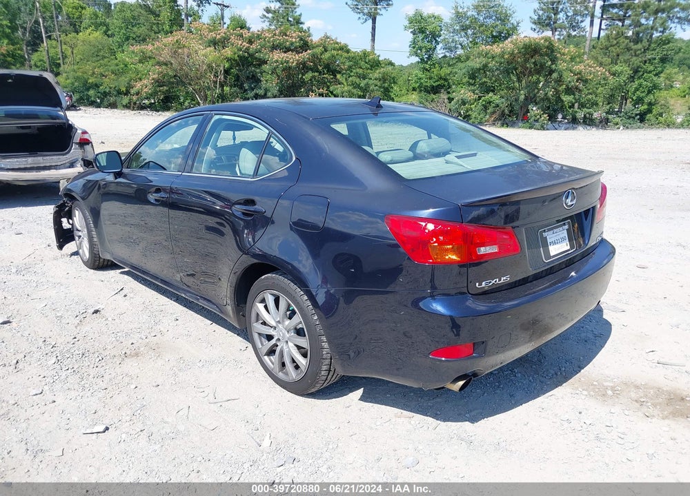 2007 LEXUS IS 250 VIN: JTHCK262472011303