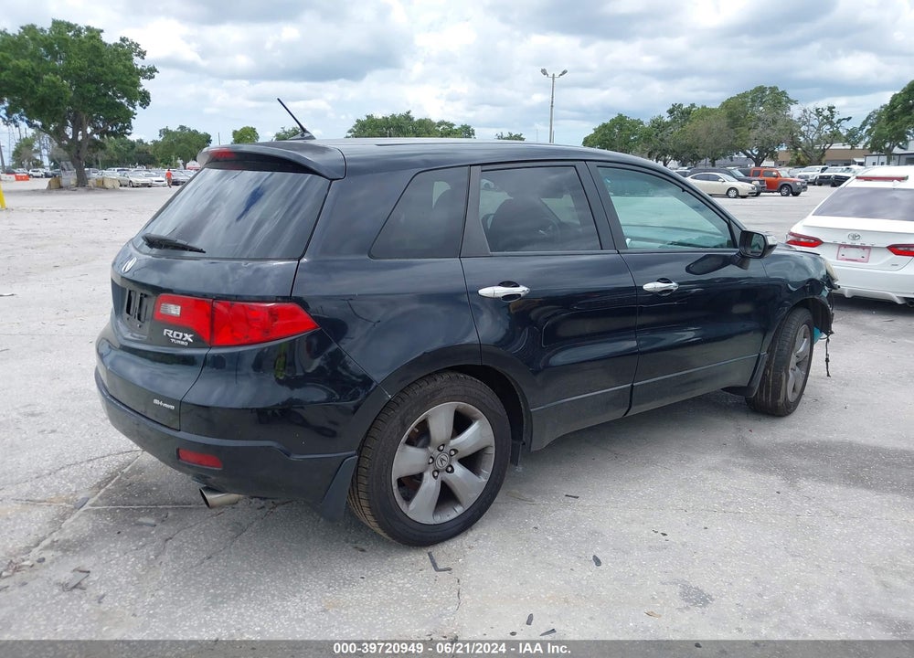 2007 ACURA RDX VIN: 5J8TB18207A022606