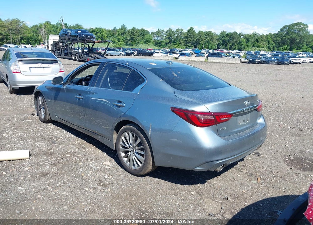 2019 INFINITI Q50 3.0T LUXE VIN: JN1EV7AR0KM550374