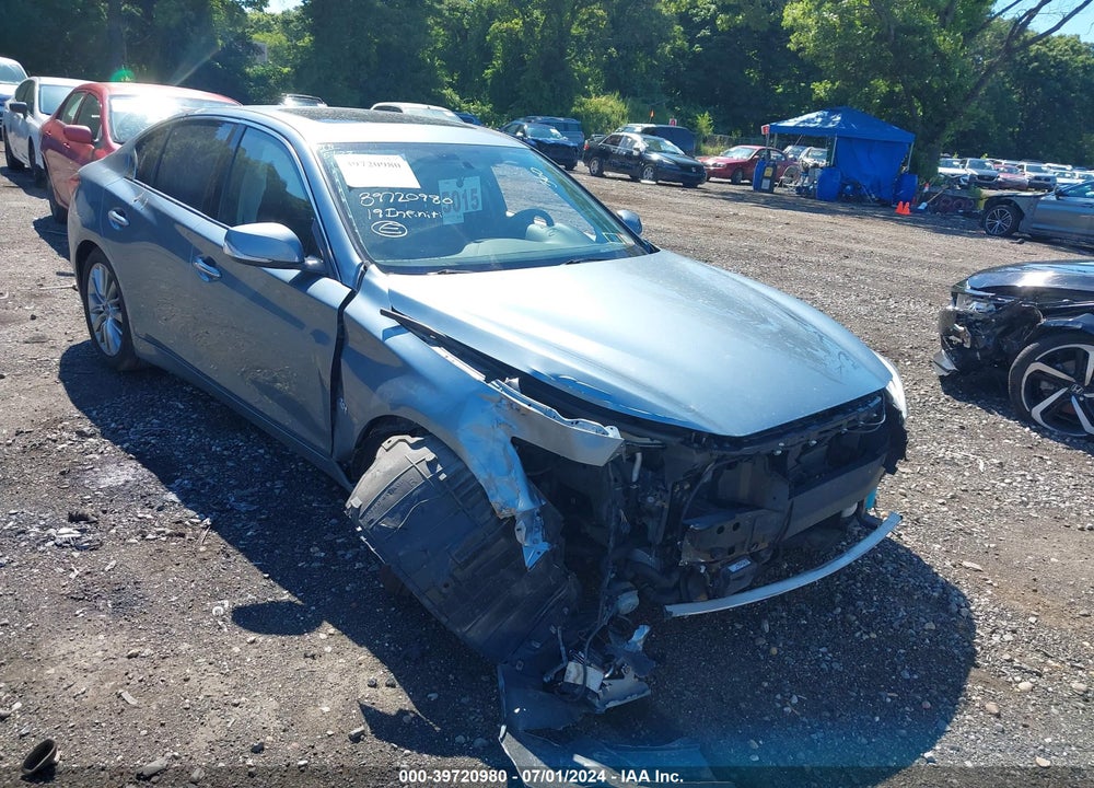 2019 INFINITI Q50 3.0T LUXE VIN: JN1EV7AR0KM550374