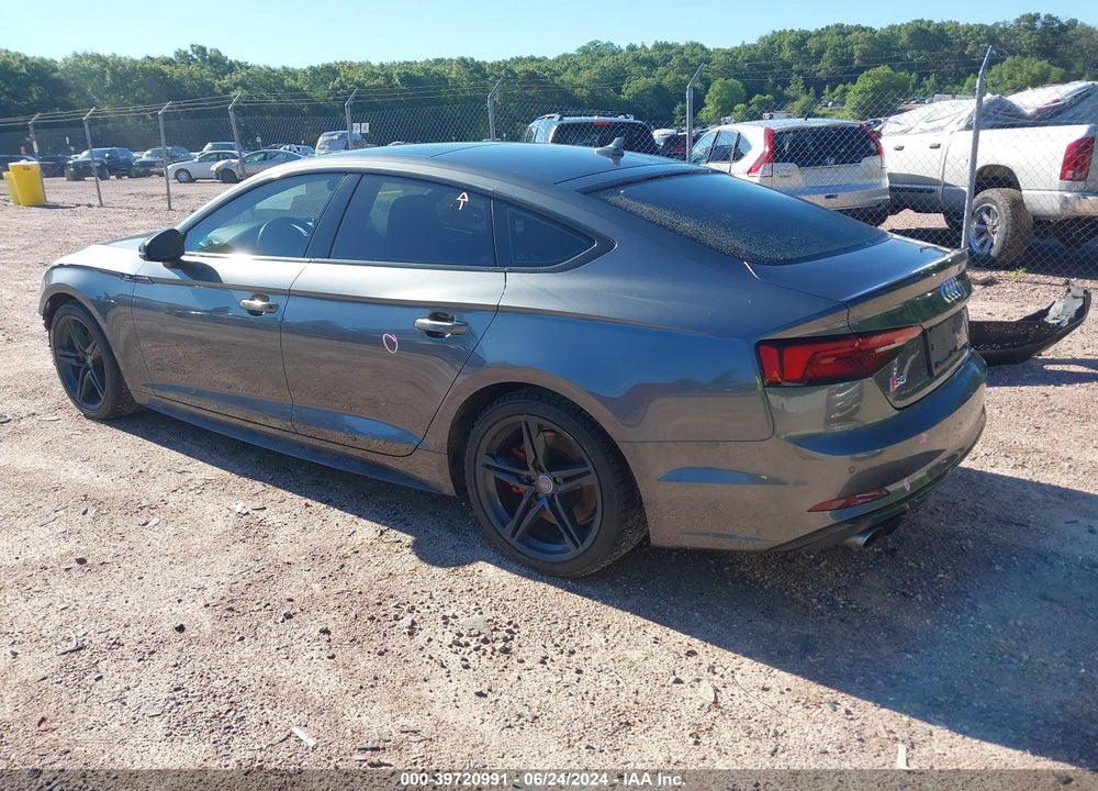 2018 AUDI S5 3.0T PREMIUM PLUS VIN: WAUC4DF50JA026246