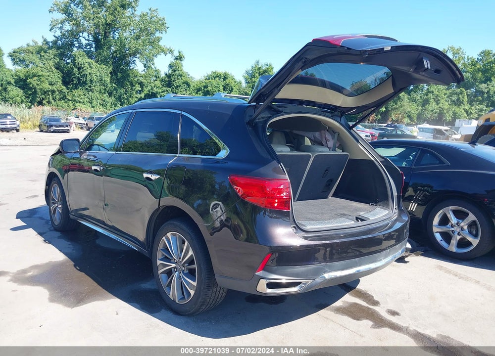 2017 ACURA MDX TECHNOLOGY   ENTERTAINMENT PKGS VIN: 5FRYD4H7XHB015049