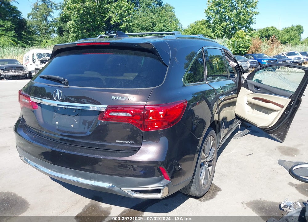 2017 ACURA MDX TECHNOLOGY   ENTERTAINMENT PKGS VIN: 5FRYD4H7XHB015049