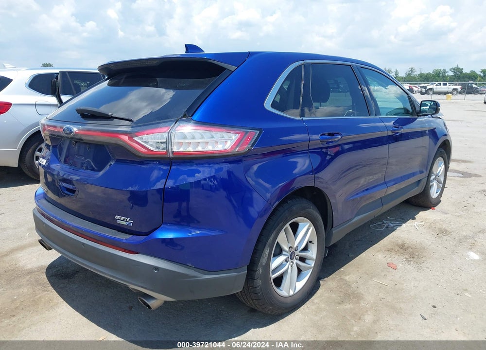 2015 FORD EDGE SEL VIN: 2FMTK4J98FBB22295