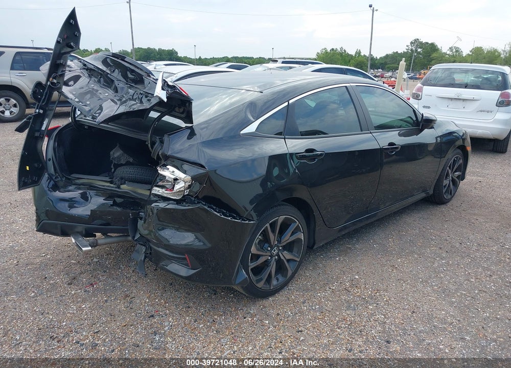 2019 HONDA CIVIC SPORT VIN: 2HGFC2F87KH604512