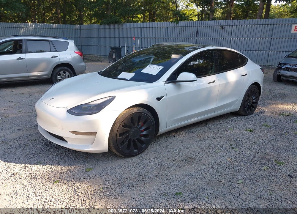 2022 TESLA MODEL 3 PERFORMANCE DUAL MOTOR ALL-WHEEL DRIVE VIN: 5YJ3E1EC1NF165362