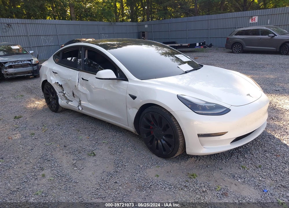 2022 TESLA MODEL 3 PERFORMANCE DUAL MOTOR ALL-WHEEL DRIVE VIN: 5YJ3E1EC1NF165362