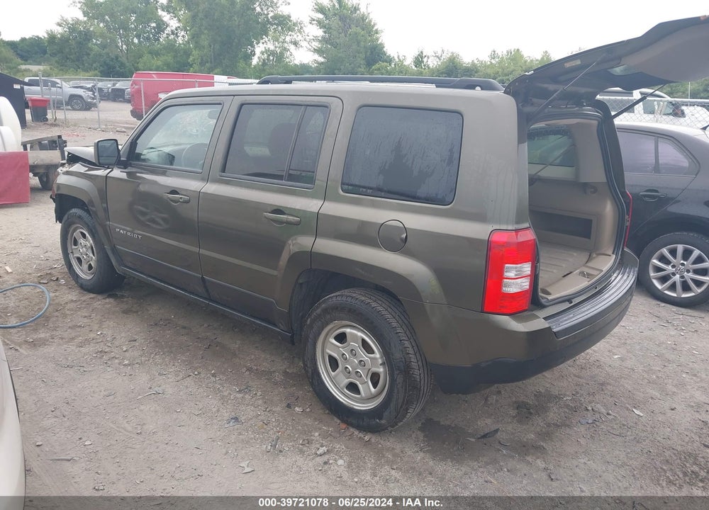 2015 JEEP PATRIOT SPORT VIN: 1C4NJPBB1FD199216