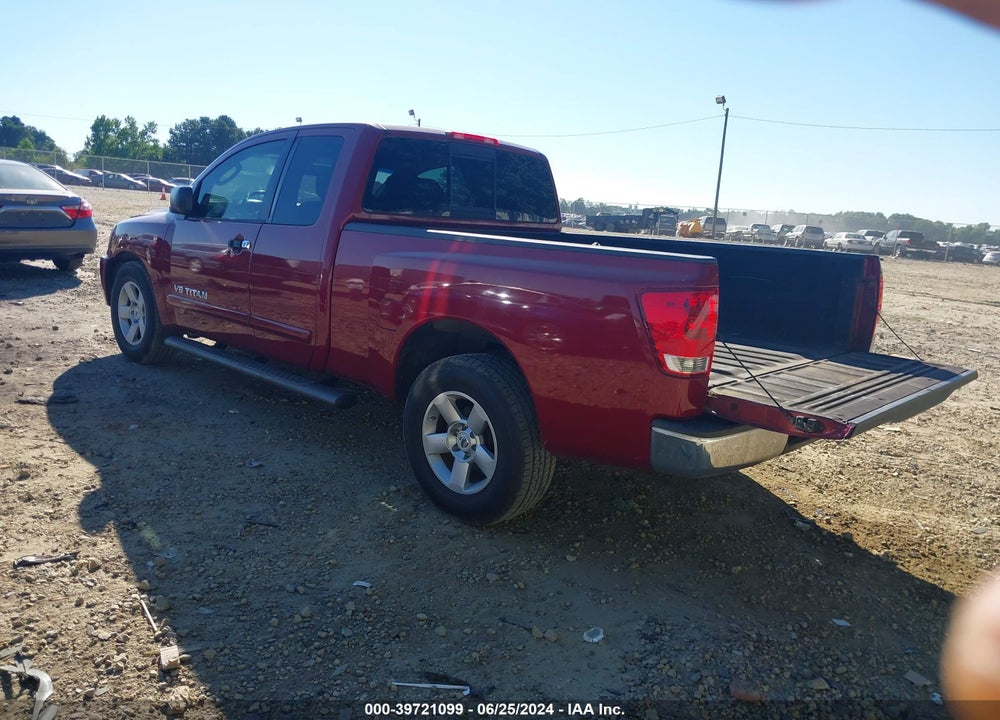 2007 NISSAN TITAN SE VIN: 1N6BA06A77N233454