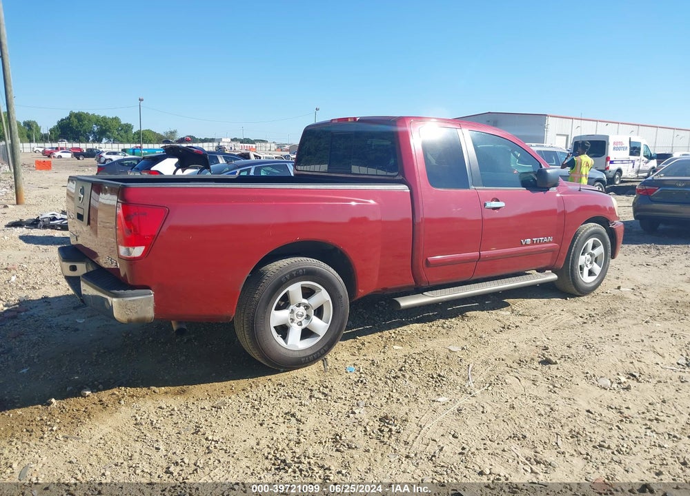 2007 NISSAN TITAN SE VIN: 1N6BA06A77N233454