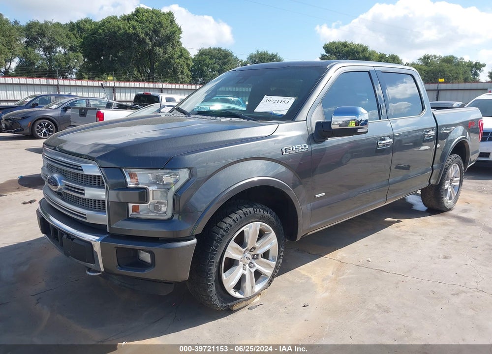 2016 FORD F-150 PLATINUM VIN: 1FTEW1EG1GFD19754