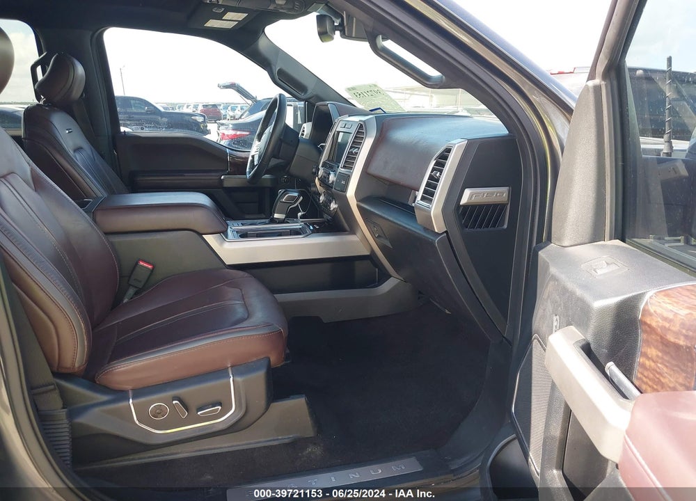 2016 FORD F-150 PLATINUM VIN: 1FTEW1EG1GFD19754