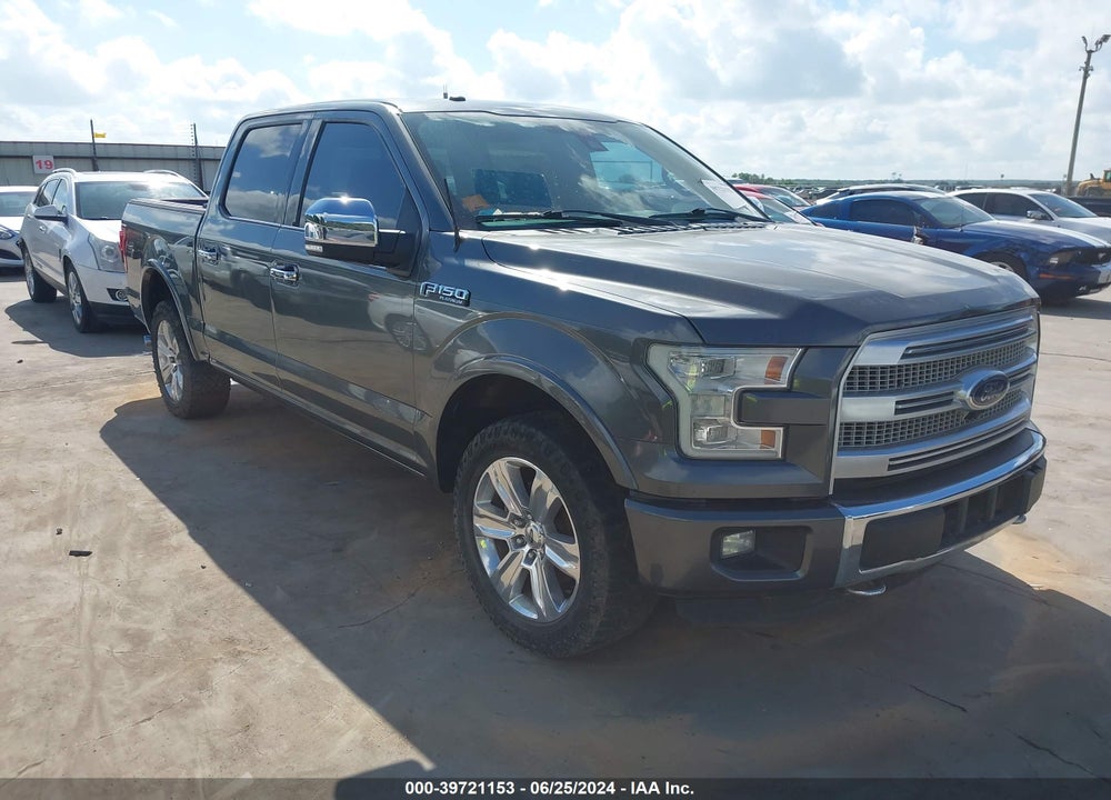 2016 FORD F-150 PLATINUM VIN: 1FTEW1EG1GFD19754