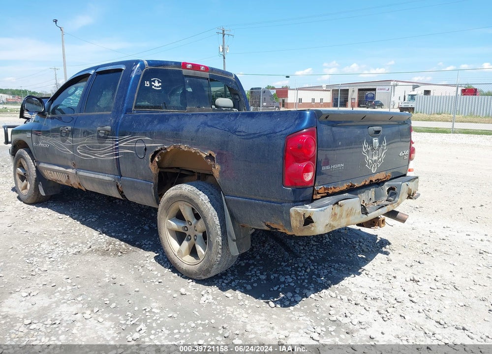 2007 DODGE RAM 1500 SLT/TRX4 OFF ROAD/SPORT VIN: 1D7HU18207S133820