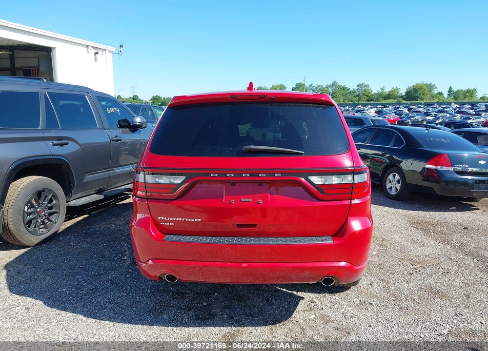 2016 DODGE DURANGO SXT VIN: 1C4RDJAG0GC354008
