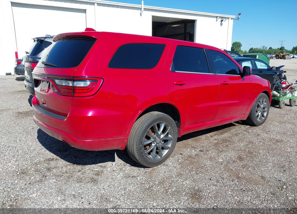 2016 DODGE DURANGO SXT VIN: 1C4RDJAG0GC354008