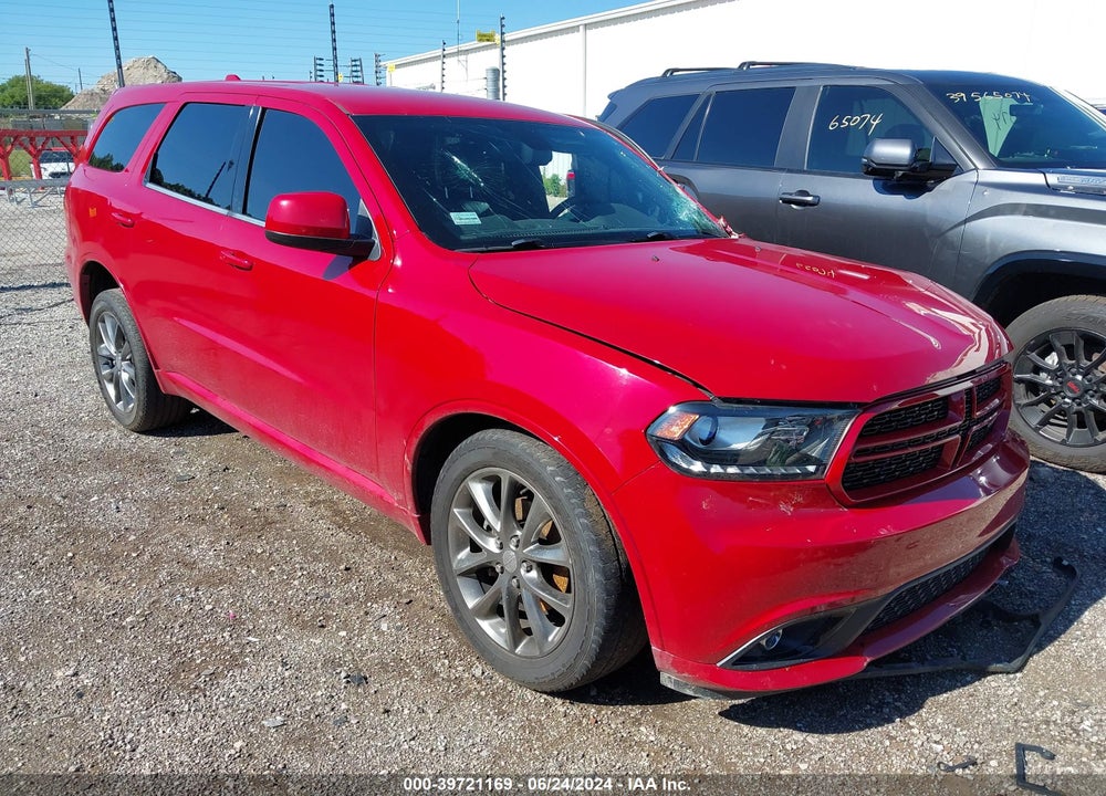 2016 DODGE DURANGO SXT VIN: 1C4RDJAG0GC354008