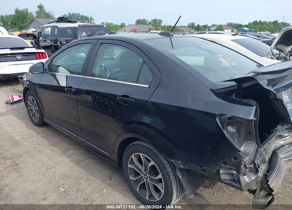 2017 CHEVROLET SONIC LT AUTO VIN: 1G1JD5SB8H4174979