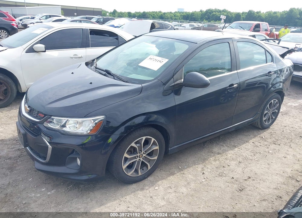 2017 CHEVROLET SONIC LT AUTO VIN: 1G1JD5SB8H4174979