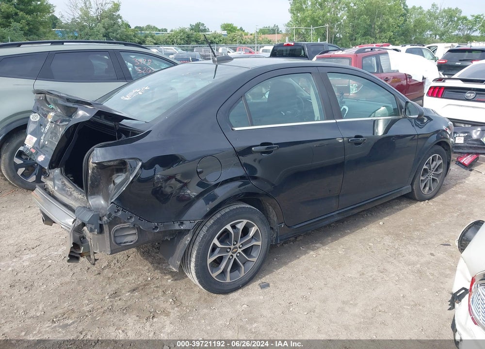 2017 CHEVROLET SONIC LT AUTO VIN: 1G1JD5SB8H4174979