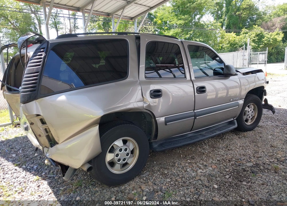 2003 CHEVROLET TAHOE LS VIN: 1GNEK13V83J218951