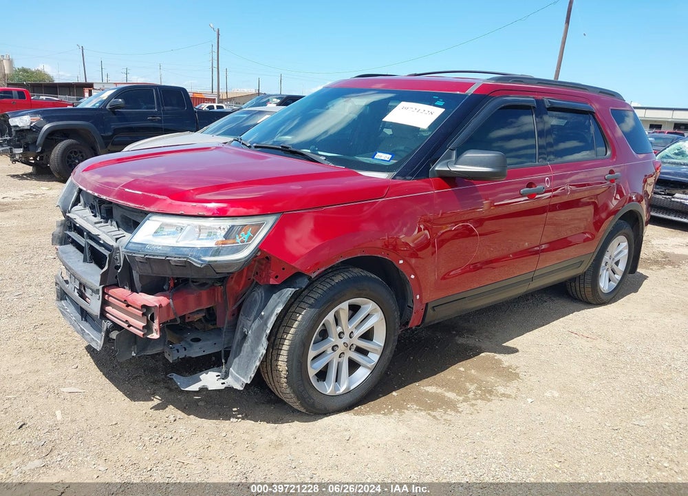 2016 FORD EXPLORER VIN: 1FM5K7B88GGA70127