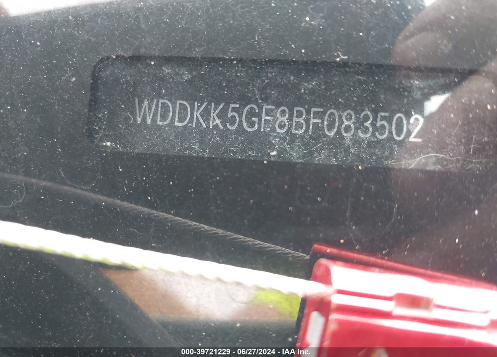 2011 MERCEDES-BENZ E 350 VIN: WDDKK5GF8BF083502