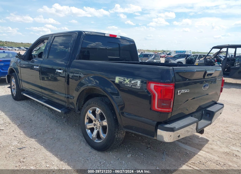 2015 FORD F-150 LARIAT VIN: 1FTEW1EG0FKD20819