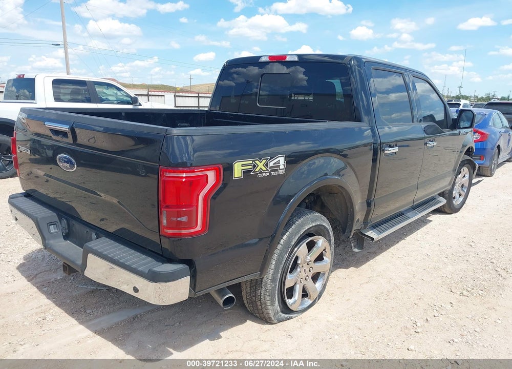 2015 FORD F-150 LARIAT VIN: 1FTEW1EG0FKD20819