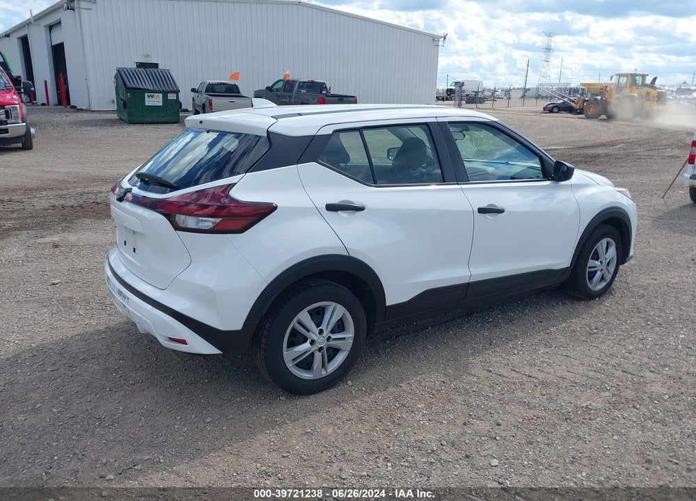 2022 NISSAN KICKS S XTRONIC CVT VIN: 3N1CP5BV7NL504198