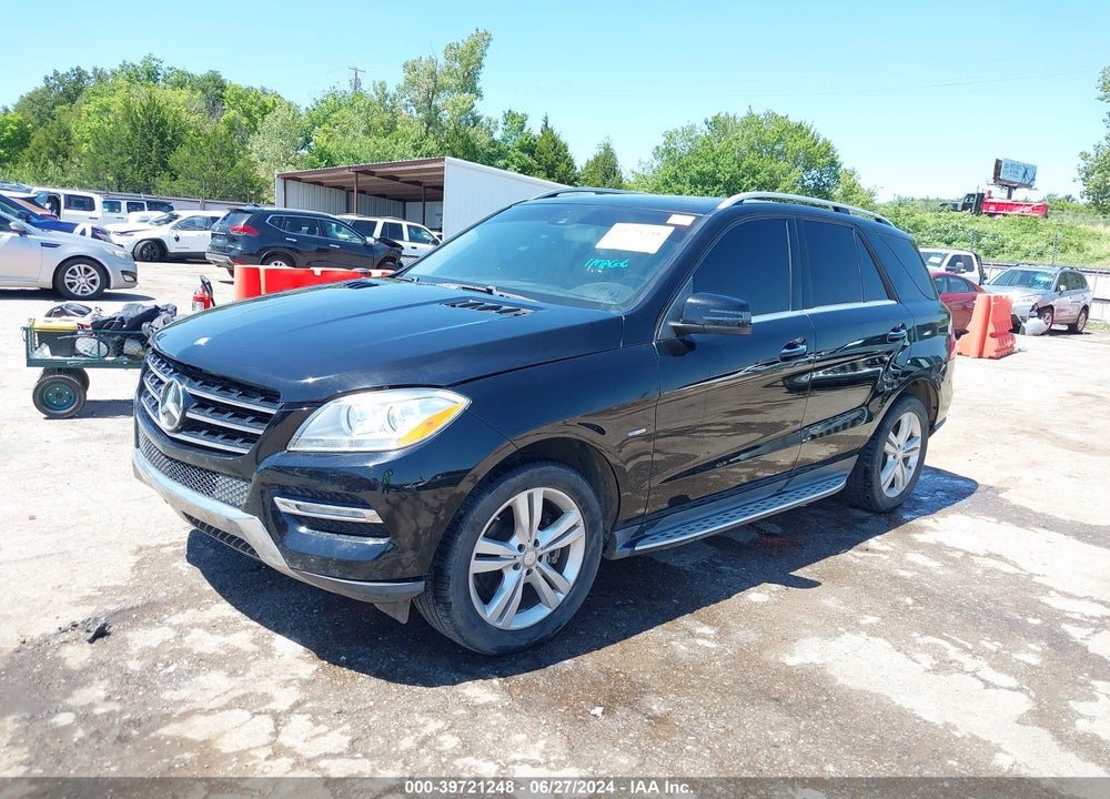 2012 MERCEDES-BENZ ML 350 4MATIC VIN: 4JGDA5HB0CA061702