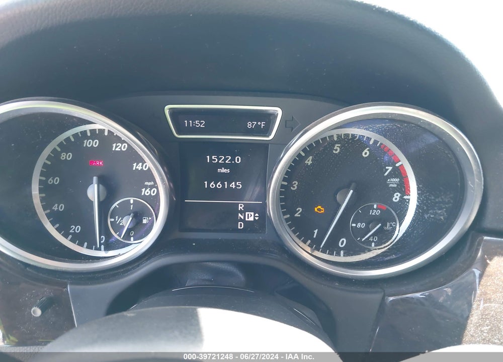 2012 MERCEDES-BENZ ML 350 4MATIC VIN: 4JGDA5HB0CA061702