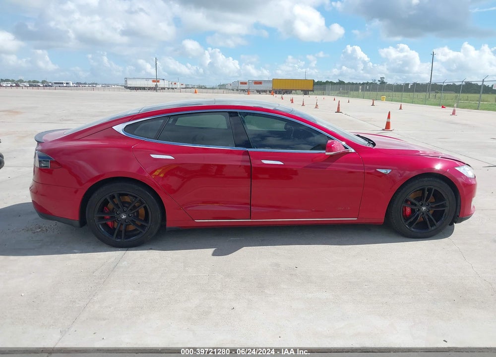 2014 TESLA MODEL S P85 VIN: 5YJSA1H16EFP39276