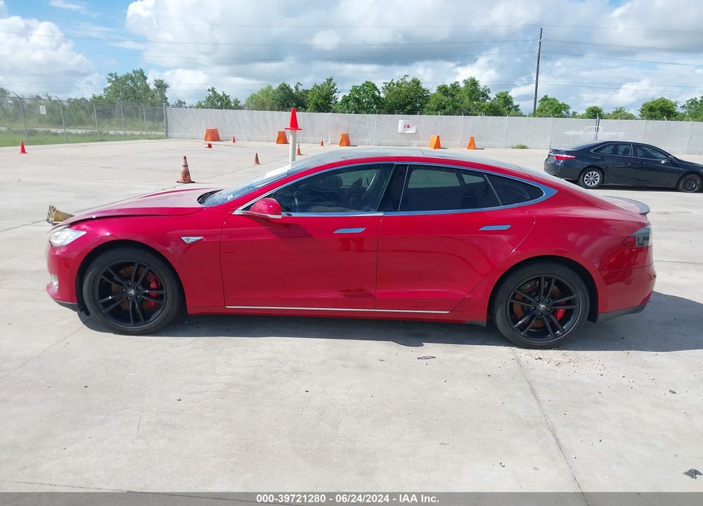 2014 TESLA MODEL S P85 VIN: 5YJSA1H16EFP39276