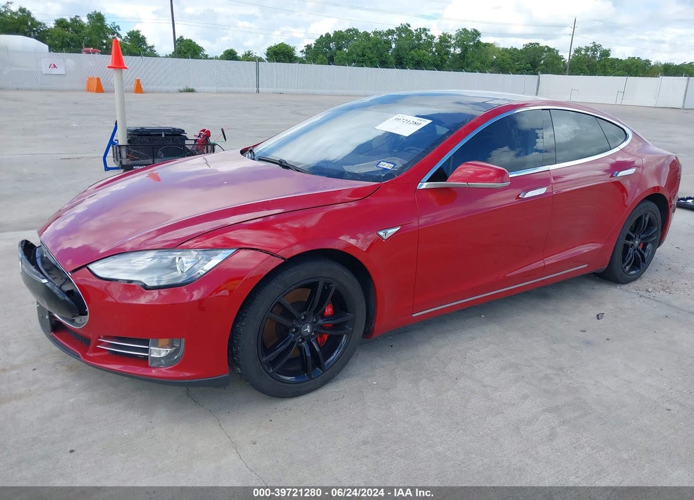 2014 TESLA MODEL S P85 VIN: 5YJSA1H16EFP39276
