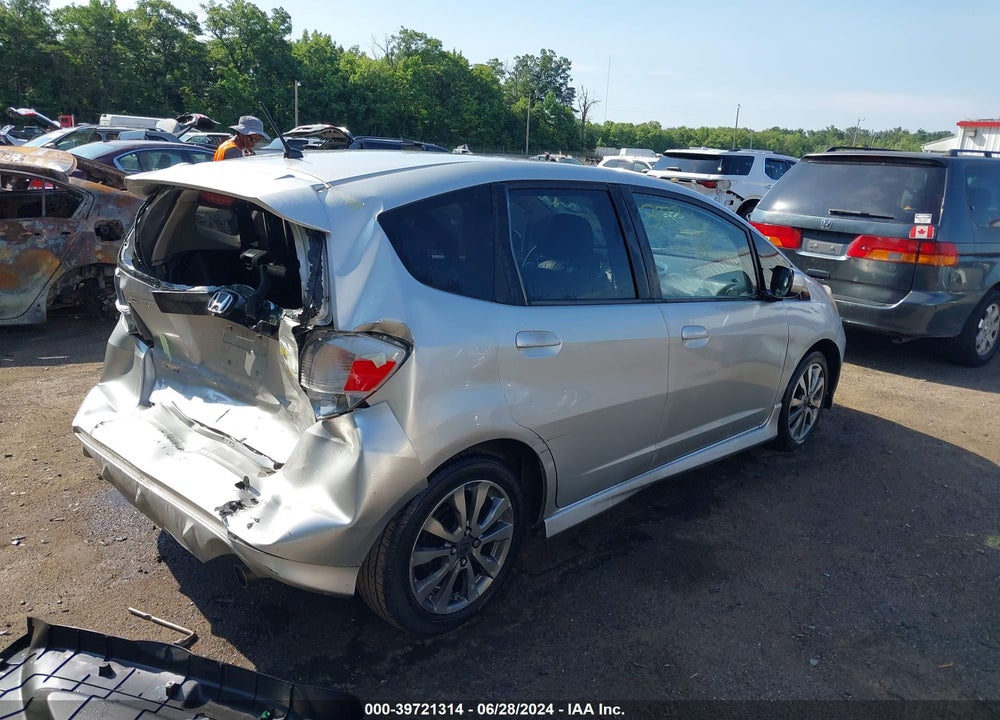 2012 HONDA FIT SPORT VIN: JHMGE8H5XCC006968