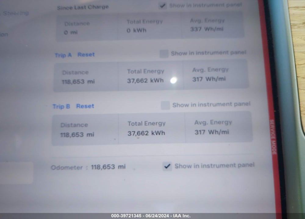 2019 TESLA MODEL S 100D/75D/LONG RANGE/STANDARD RANGE VIN: 5YJSA1E29KF339561