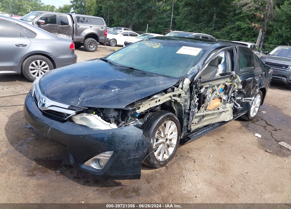 2013 TOYOTA CAMRY HYBRID XLE VIN: 4T1BD1FKXDU076766