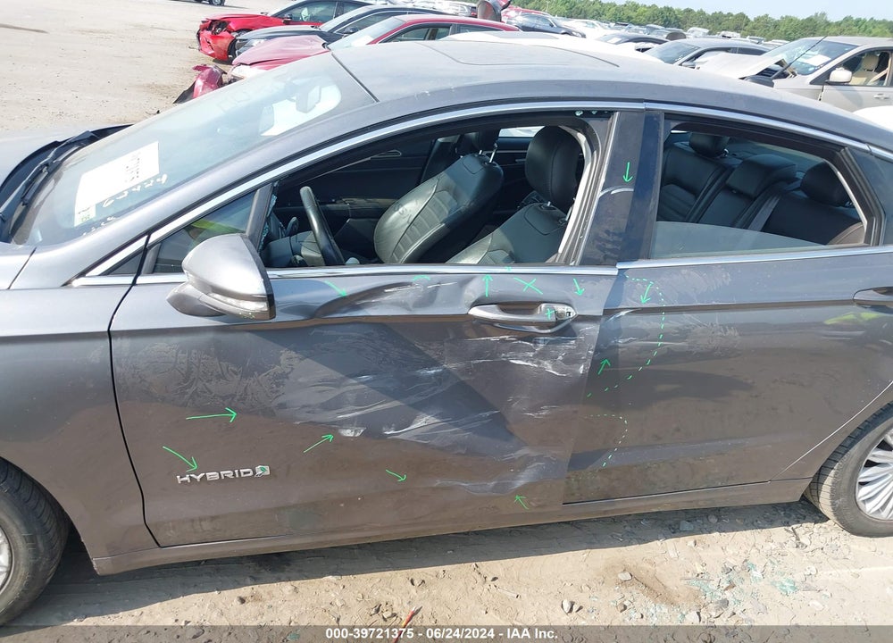 2013 FORD FUSION HYBRID SE VIN: 3FA6P0LU1DR174885