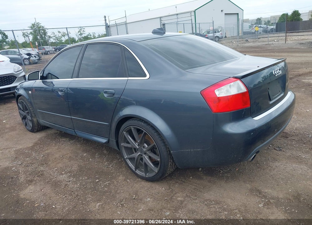 2004 AUDI S4 4.2 VIN: WAUPL58E04A218147