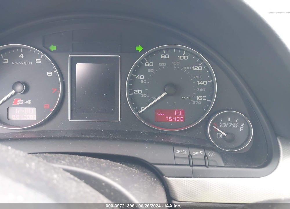 2004 AUDI S4 4.2 VIN: WAUPL58E04A218147
