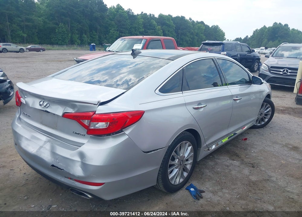 2015 HYUNDAI SONATA LIMITED VIN: 5NPE34AF5FH054865