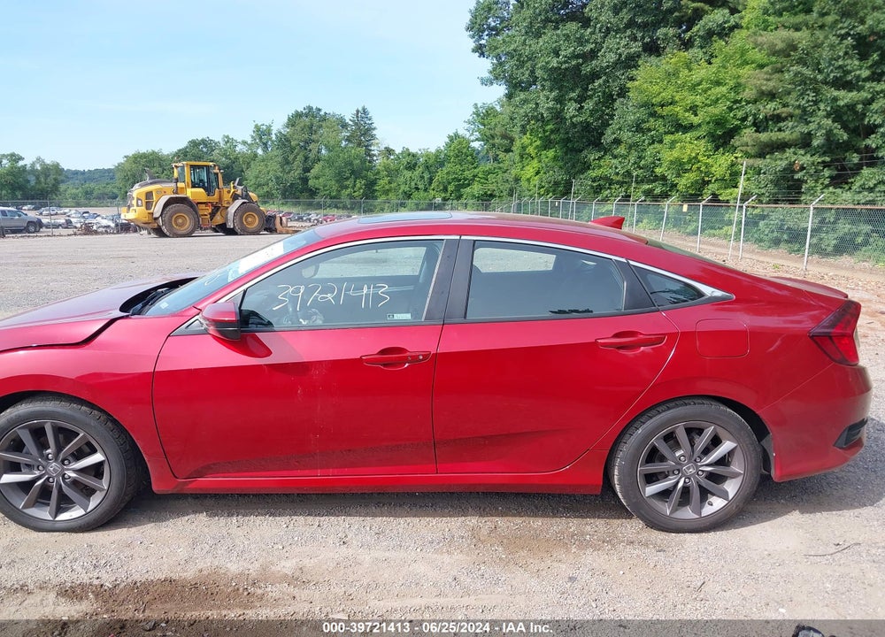 2020 HONDA CIVIC EX VIN: 19XFC1F34LE018618