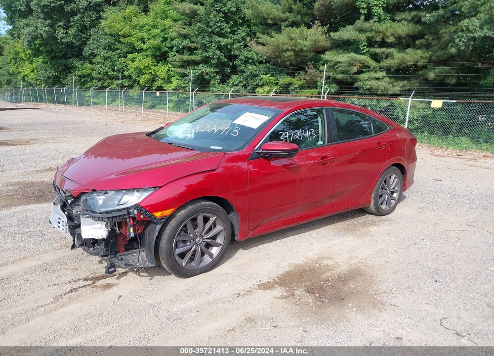 2020 HONDA CIVIC EX VIN: 19XFC1F34LE018618