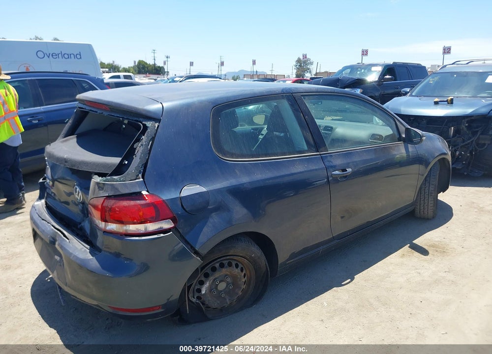 2011 VOLKSWAGEN GOLF 2.5L 2-DOOR VIN: WVWBB7AJ6BW160158