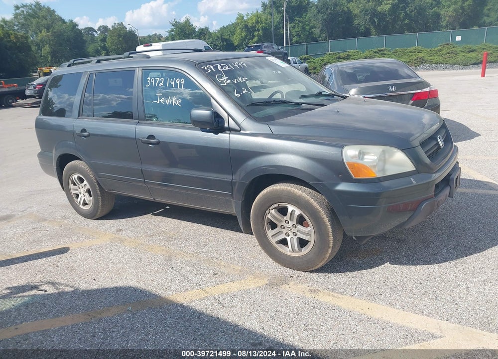 2003 HONDA PILOT EX-L VIN: 2HKYF18603H577165