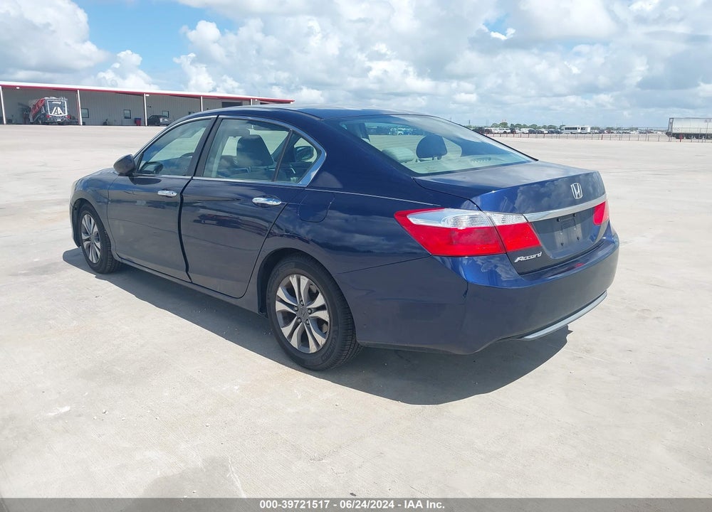 2013 HONDA ACCORD LX VIN: 1HGCR2F30DA206355