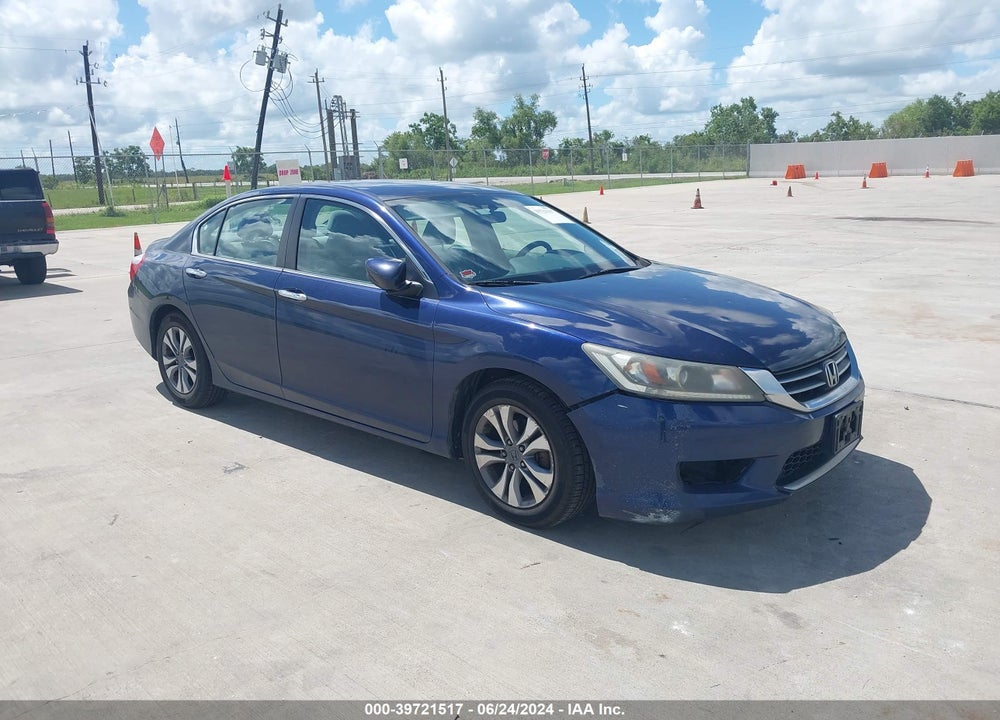 2013 HONDA ACCORD LX VIN: 1HGCR2F30DA206355