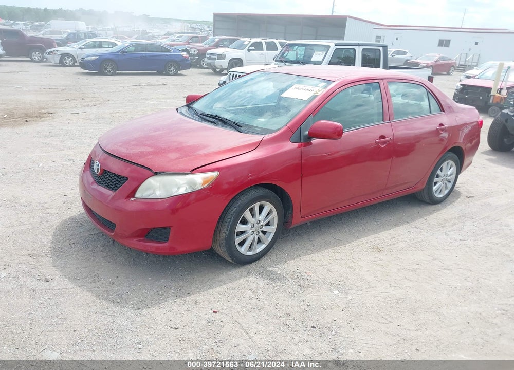 2009 TOYOTA COROLLA LE VIN: JTDBL40E599021597