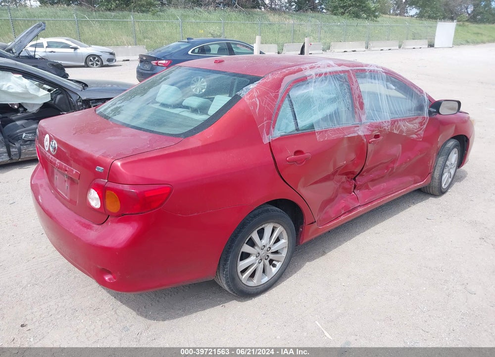 2009 TOYOTA COROLLA LE VIN: JTDBL40E599021597